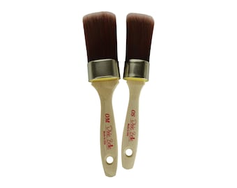 Dixie Belle Synthetic Oval Small and Medium Paint Brushes