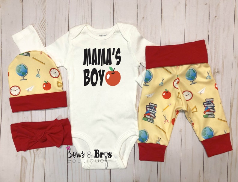 mama's boy baby outfit