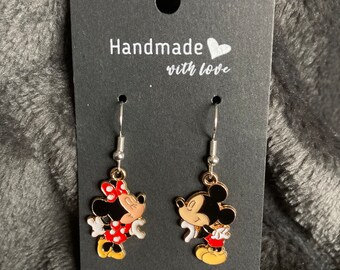 Boucles d’oreilles Mickey et Minnie Love