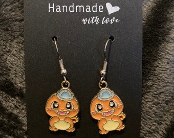 Cute Charmander earrings