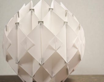 Hoyrup Light Pendant Lamp | Model Silhouett | Danish Design | 1970s | Vintage PVC Ceiling Light