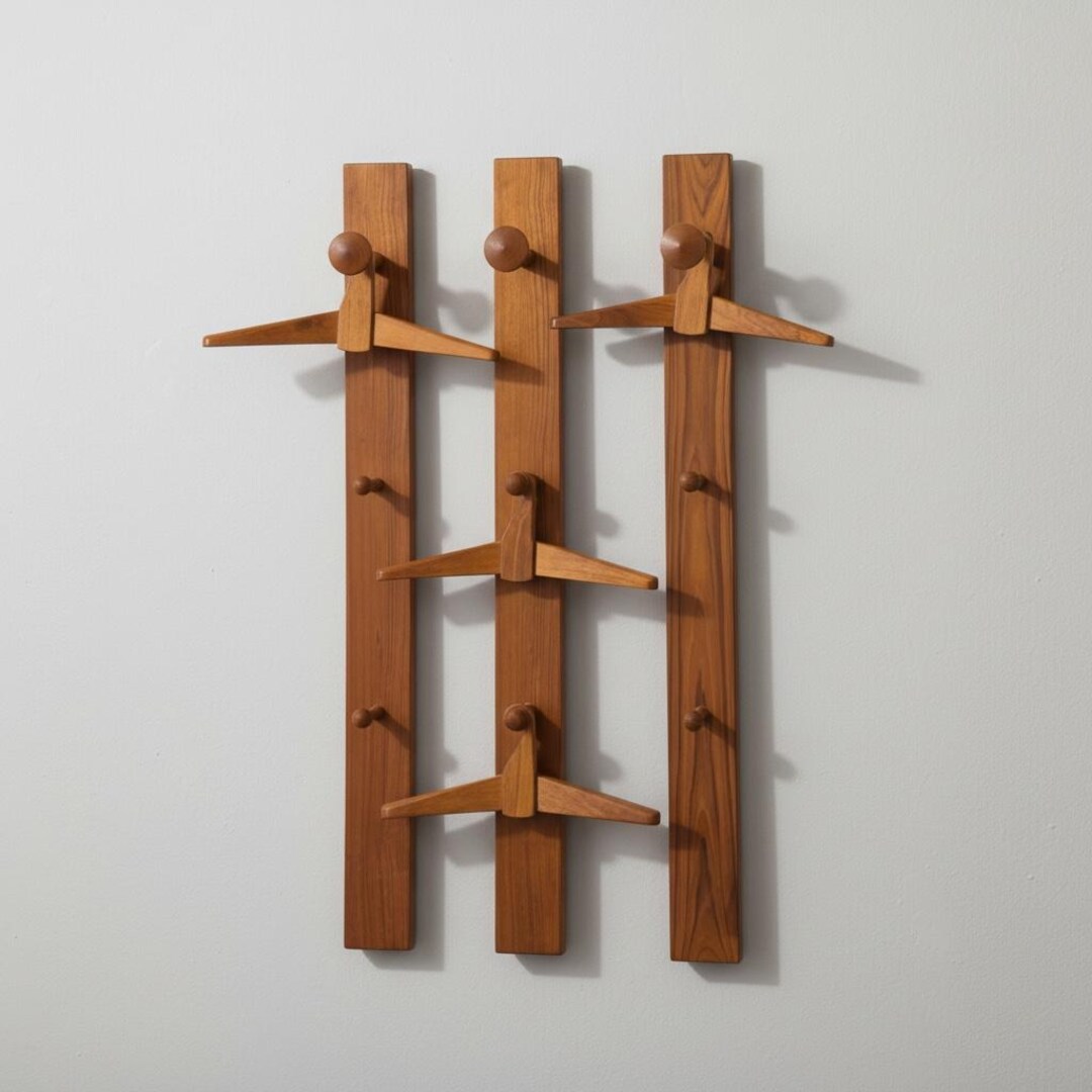 Wall Rack Teak Set of 3 Aksel Kjersgaard Teak Wall Racks | Danish Modern | 1970s ...