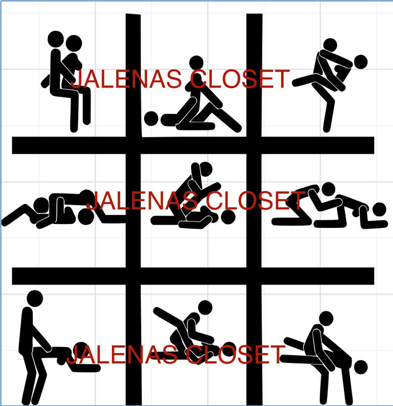 Kinky tic tac toe board png | Etsy