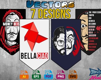 Download Money Heist Svg Etsy