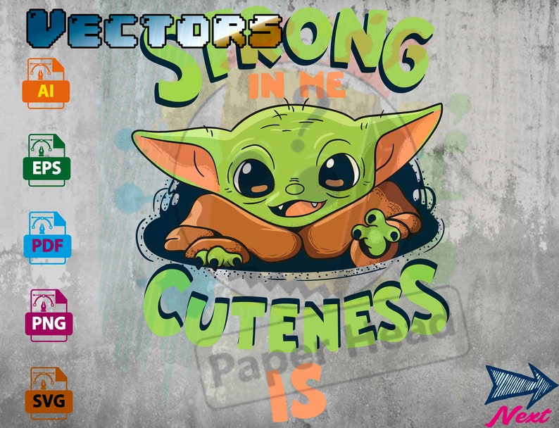 Download 4 designs Baby Yoda Mandalorian svg cricut png vector | Etsy