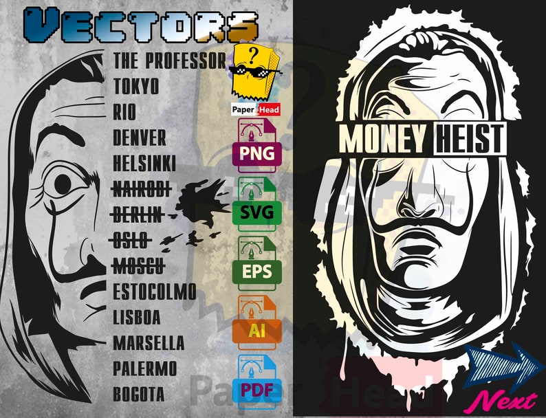 Free Free Money Heist Svg 647 SVG PNG EPS DXF File