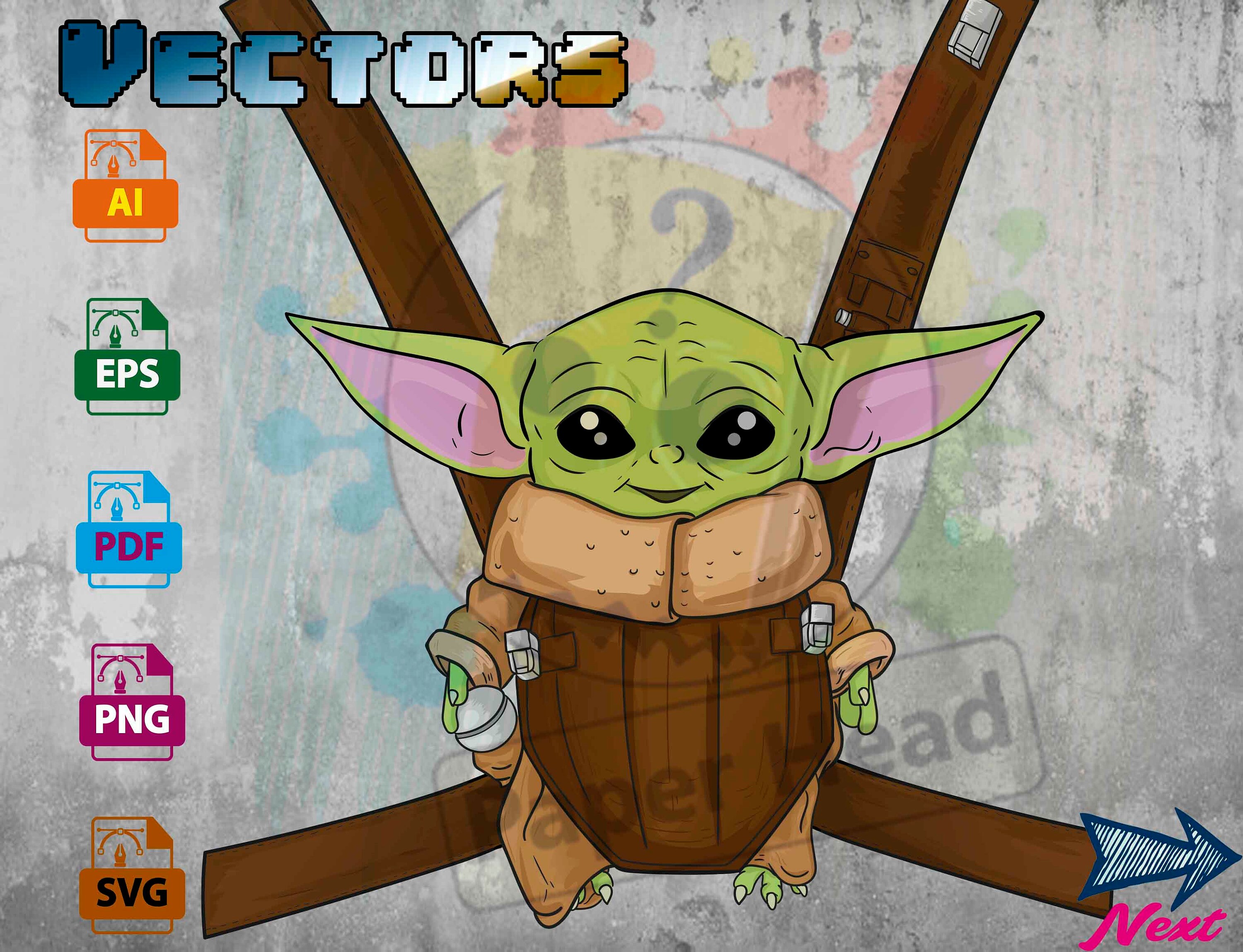Free Free 189 Mandalorian Baby Yoda Svg Cricut SVG PNG EPS DXF File