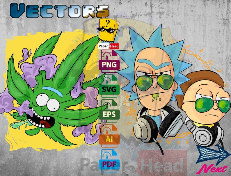 Free Free 80 Rick And Morty Weed Svg SVG PNG EPS DXF File