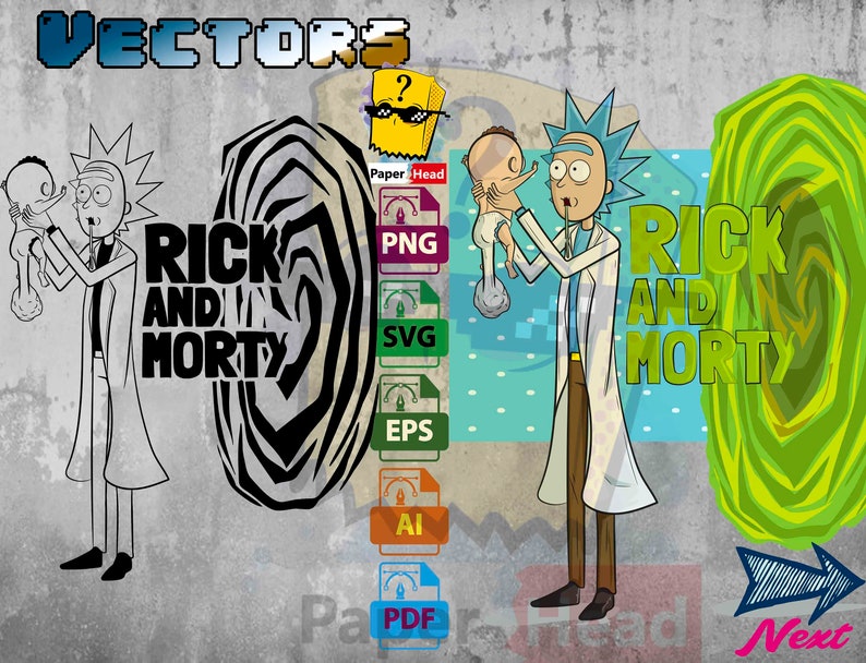 Free Free Rick And Morty Svg Etsy 333 SVG PNG EPS DXF File