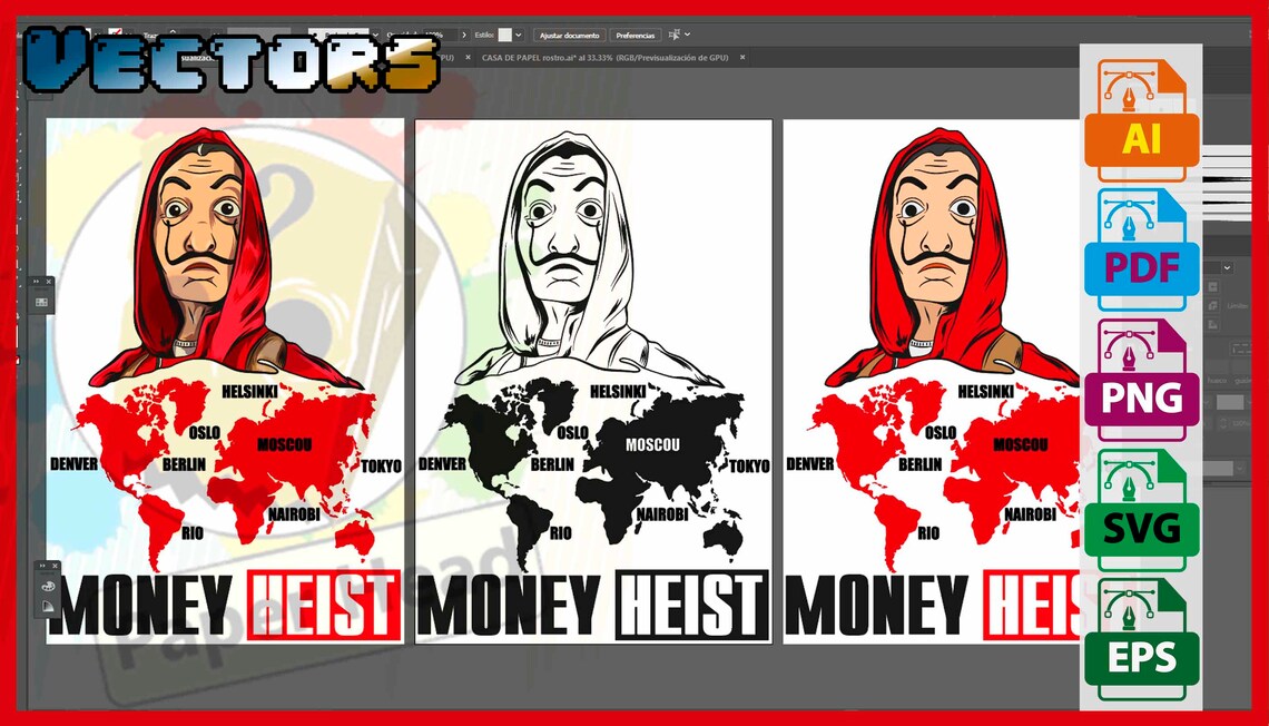Free Free 184 Money Heist Svg Free SVG PNG EPS DXF File