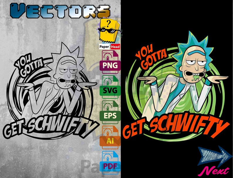 Free Free 250 Rick And Morty Svg Etsy SVG PNG EPS DXF File