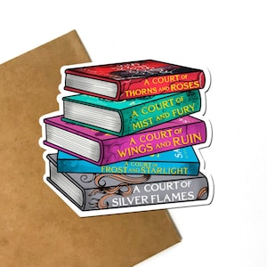 ACOTAR Books Vinyl Sticker