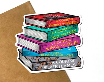 ACOTAR Books Vinyl Sticker