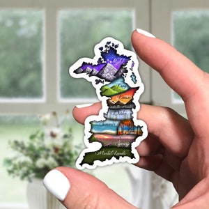 Prythian Map Sticker, ACOTAR