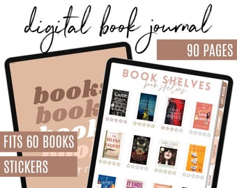 Digital Book Journal, Goodnotes Reading Journal