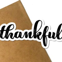 Happy Thanksgiving Circle Vinyl Die Cut Sticker Set | Funny Sticker ...