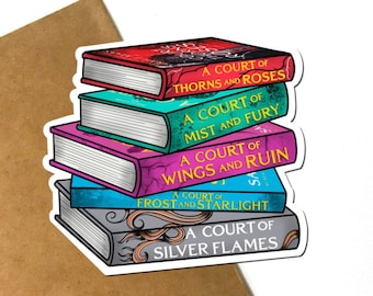 ACOTAR Books Vinyl Sticker