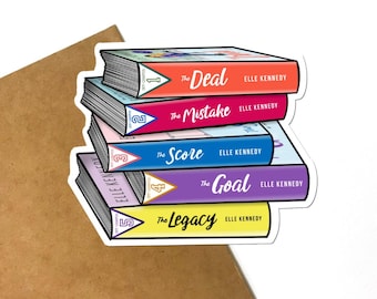 Off Campus Book Stack Sticker