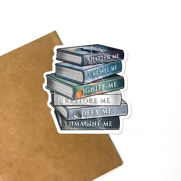 Shatter Book Stack Sticker
