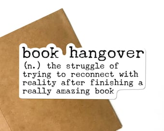 Book Hangover Vinyl Sticker