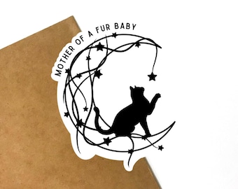 Mother of a Fur Baby Sticker