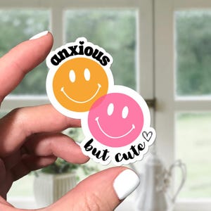 Anxious But Cute Sticker