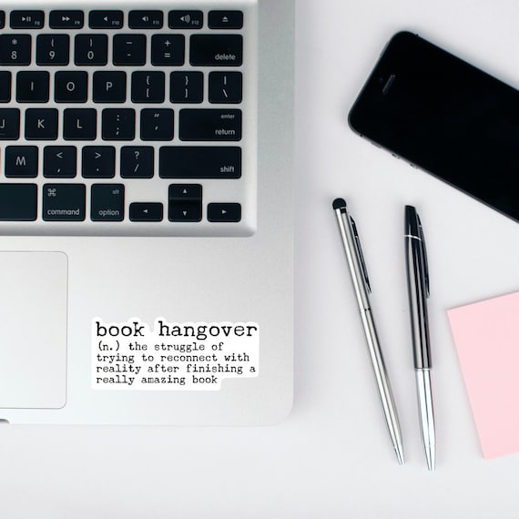 Book Hangover Kindle Sticker for Book Obsessed, Cute Kindle Covers,  Definition