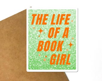 Life of a Book Girl Sticker