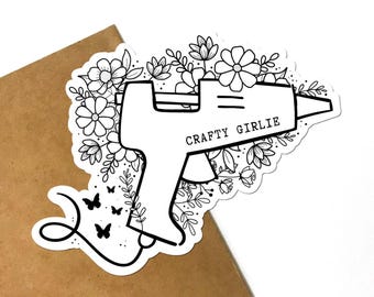 Sticker en vinyle pour petites filles artisanales