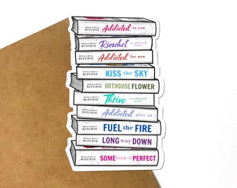 Calloway Addicted Book Stack Sticker