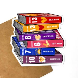 Binding 13 Book Stack Sticker