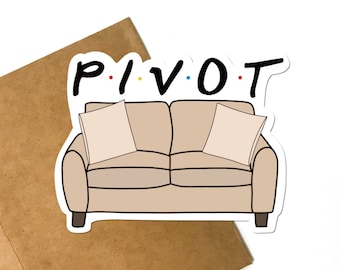 Autocollant vinyle Friends Pivot