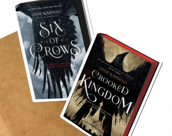 Six of Crows Vinyl Sticker: Crooked Kingdom Book Cover