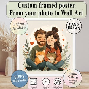 Poster in carta fotografica con cornice
