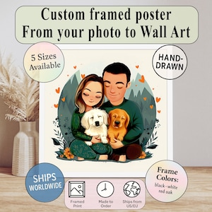 Poster in carta fotografica con cornice