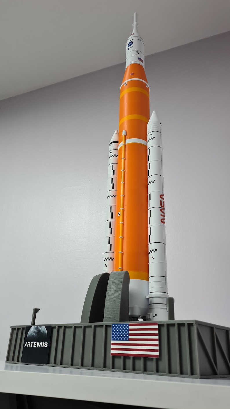 New Nasa SLS Artemis 1 Kit Rocket Model 680mm 1144 Scale Etsy Israel