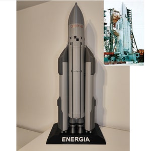 Energia Rocket Launch Vehicle Model Gift 1:144 Scale 400mm 16 inch