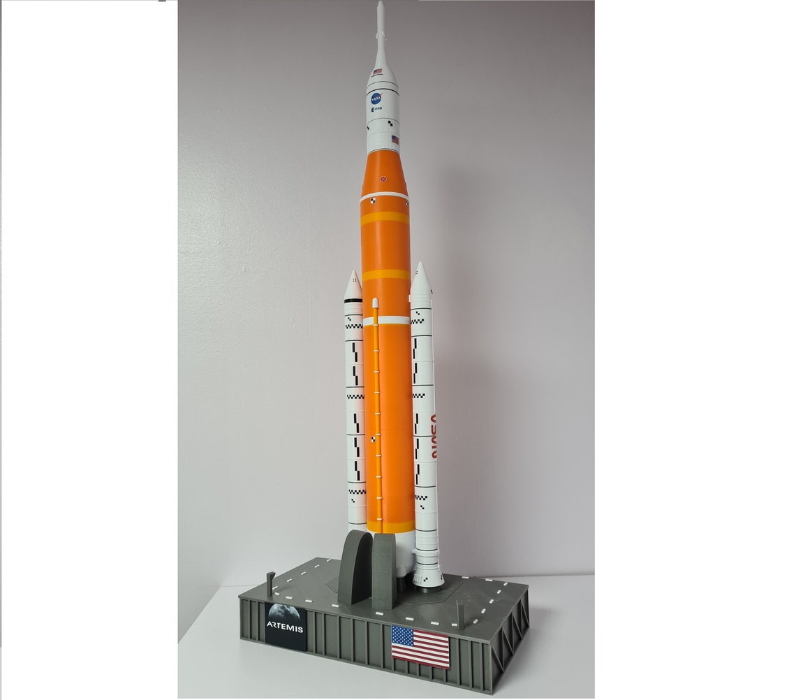 New Nasa SLS Artemis 1 Kit Rocket Model 680mm 1144 Scale Etsy Israel