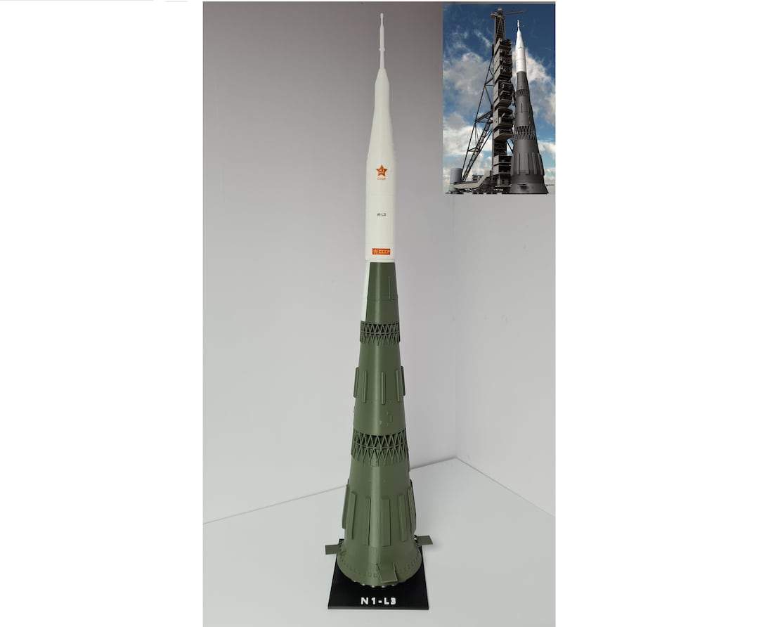 新登場！ソビエト N1 月ロケット モデル - 1:144 スケール 730 mm 29