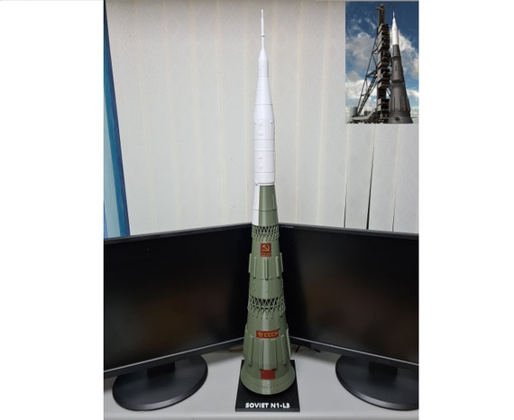 USSR Soviet N1 Model Rocket 1:115 Scale 920mm 36inch - Etsy 日本