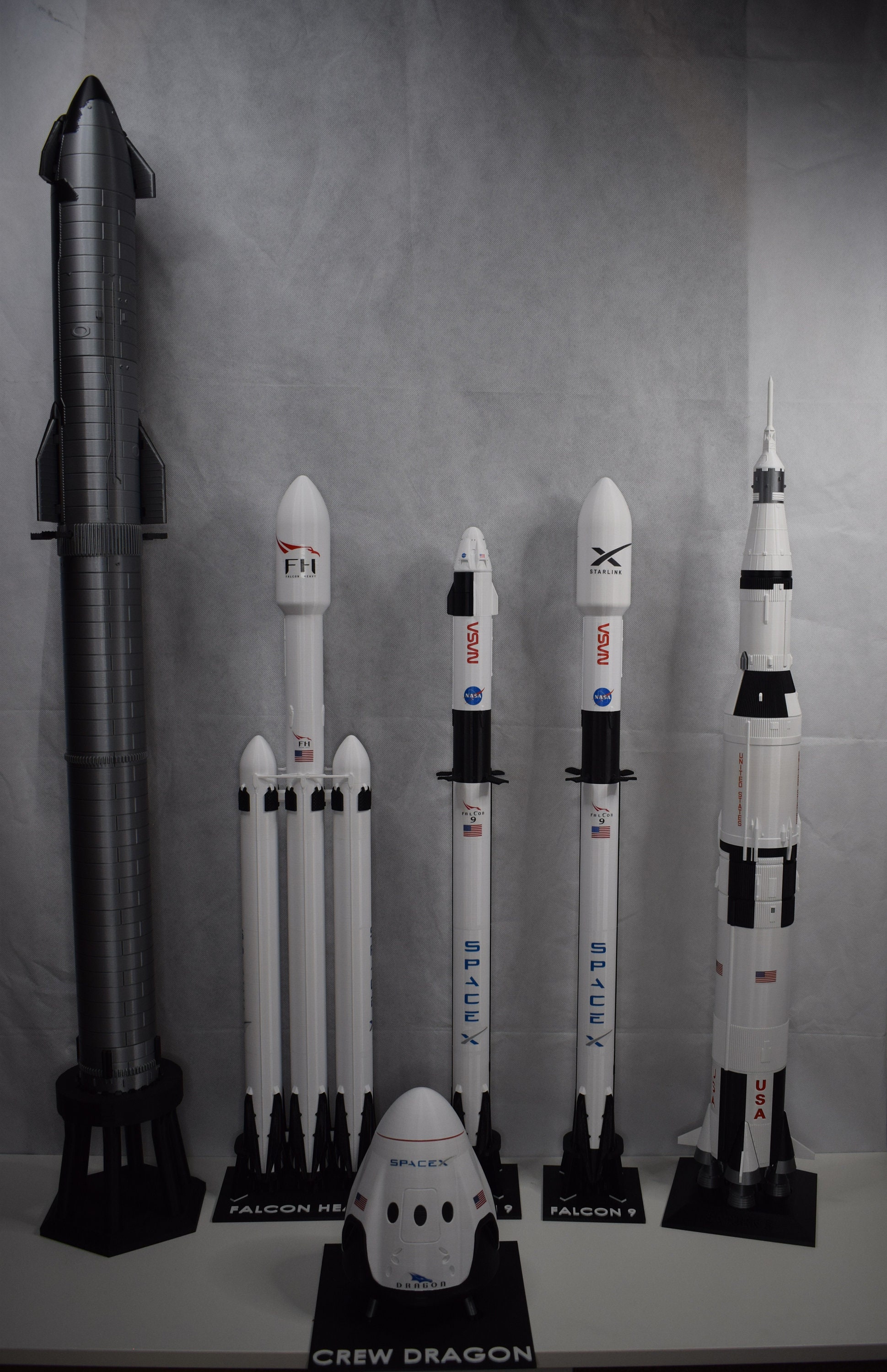 サターンV サターン5 1/144 77 cm 3フィート アポロ11号ロケット模型