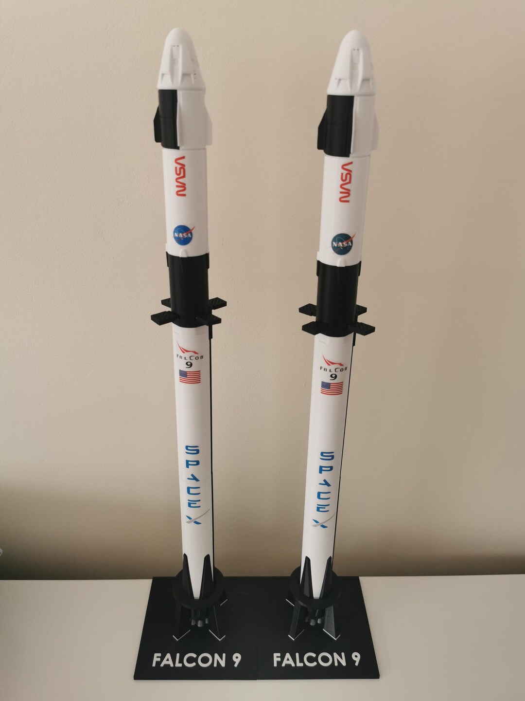 Spacex Falcon 9 1:144 Scale 48cm 480mm 19inch Display Model Spacecraft ...