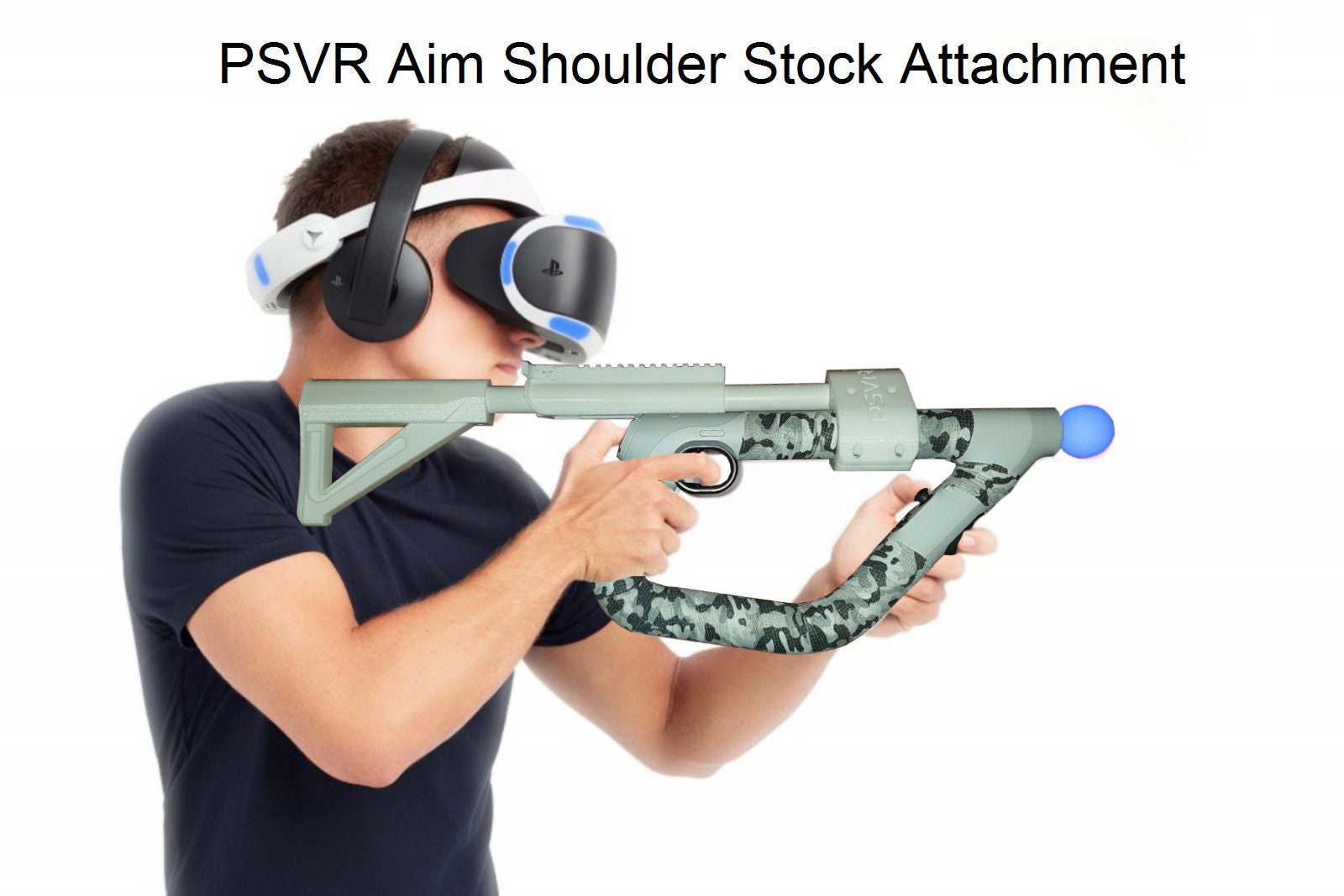 Bitterhed Duplikere Overskrift PSVR Playstation VR Aim Controller Shoulder Stock Attachment - Etsy Hong  Kong