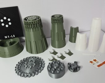 新登場！ソビエト N1 月ロケット モデル - 1:144 スケール 730 mm 29