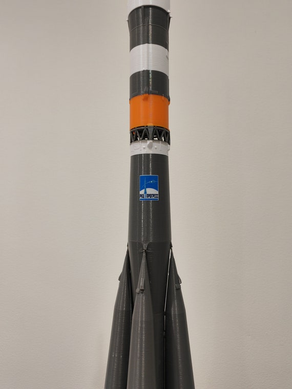 ソユーズ 2.1a MS-23 ロシア ロケット モデル ディスプレイ 宇宙船