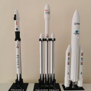SpaceX Falcon Heavy 1:144 scale 48cm 480mm 19inch Display Model Spacecraft