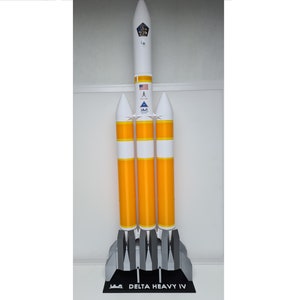 Delta IV Heavy ULA Model Rocket 1:144 Scale Assembled & Kit 500mm NROL-82