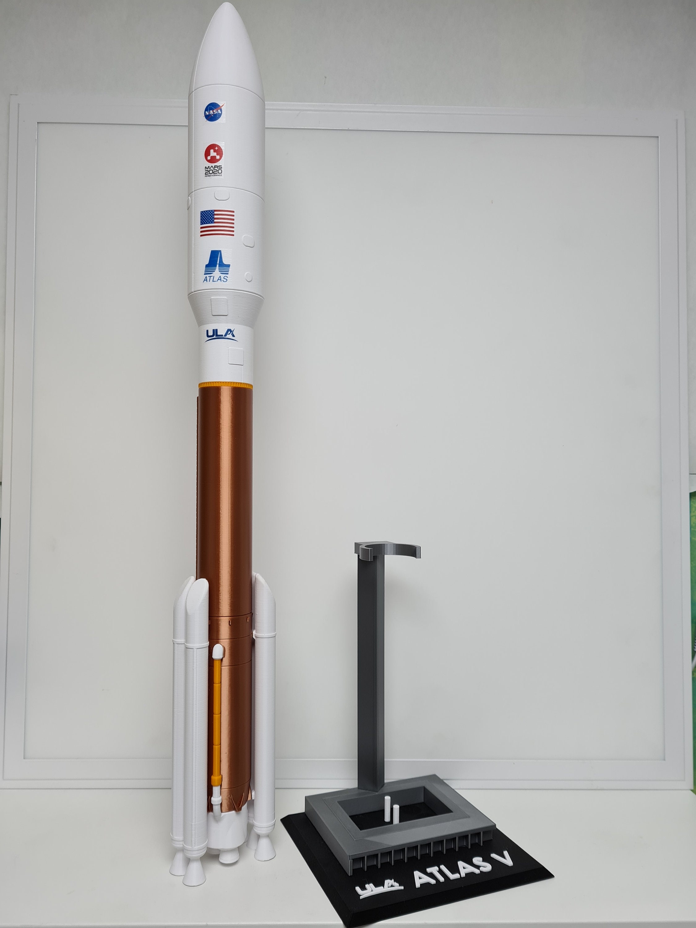 ULA Atlas V 541 United Launch Alliance Model 1100 Scale 580mm Etsy UK