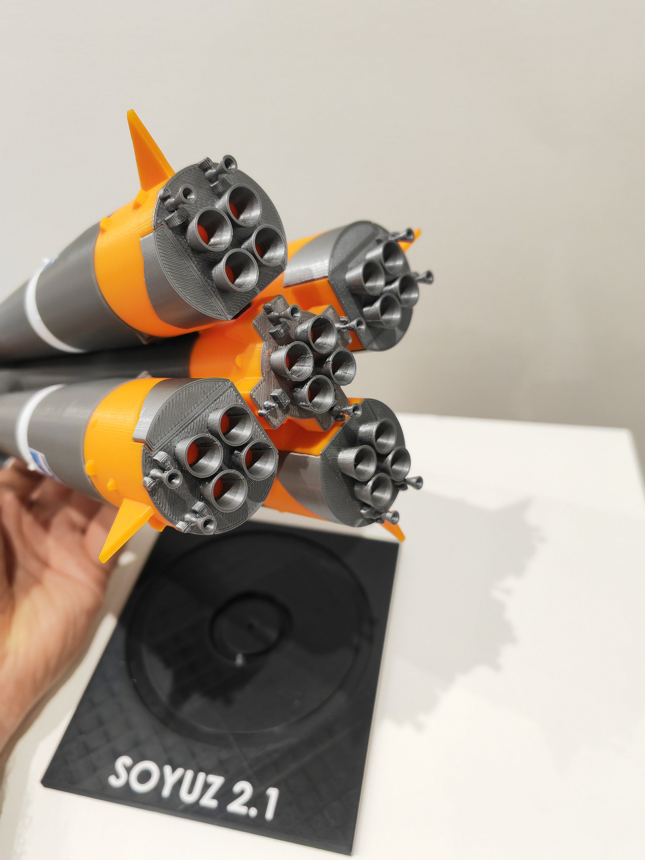 ソユーズ 2.1a MS-23 ロシア ロケット モデル ディスプレイ 宇宙船