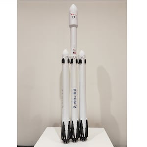 SpaceX Falcon Heavy 1:100 scale 70cm 700mm 28inch Display Model Spacecraft